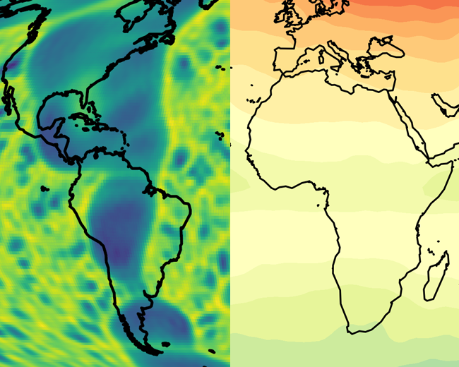 CMB heat flux interactions